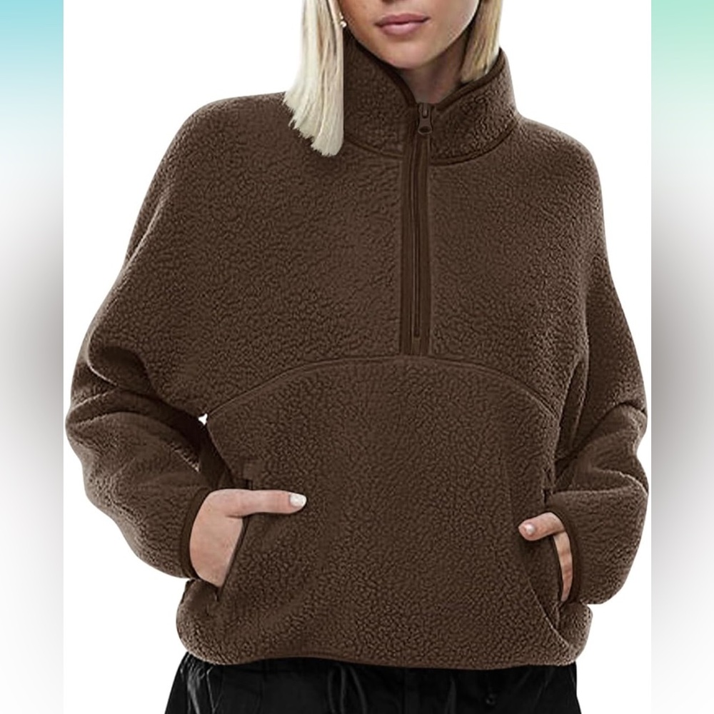 LASLULU Womens Half Zip Pullover